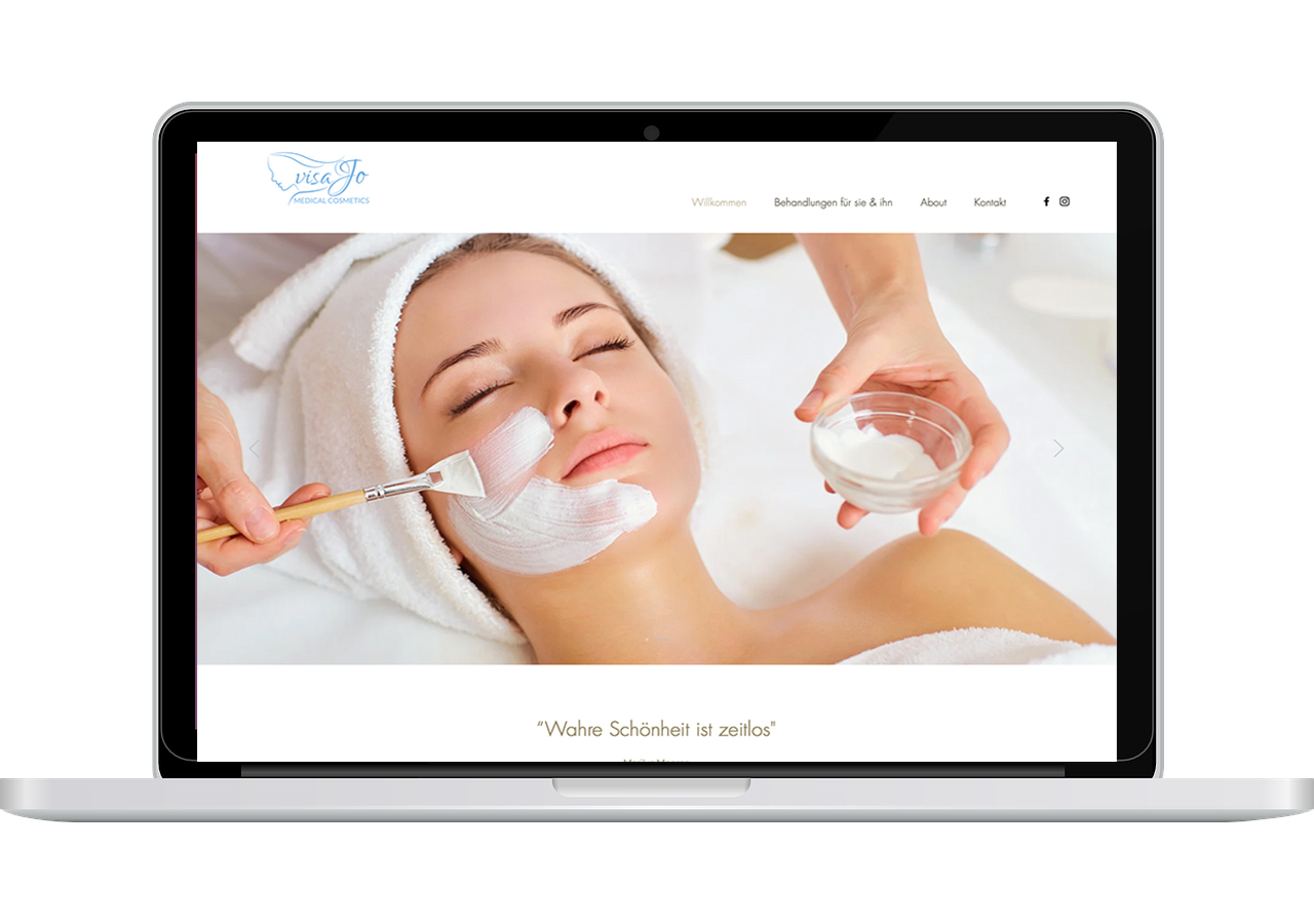 website desktop Kosmetik